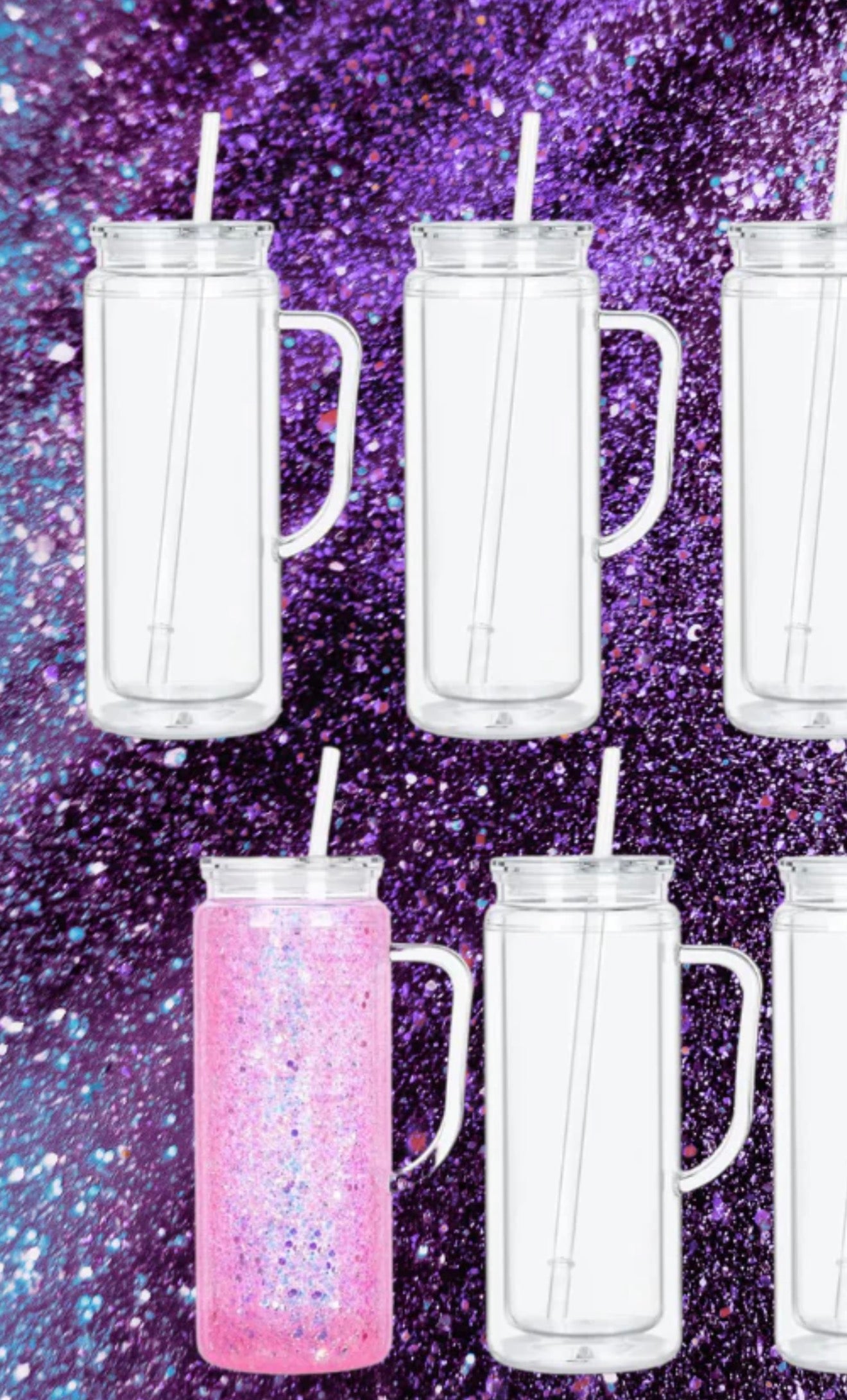 Custom 20 oz tumbler with handle!