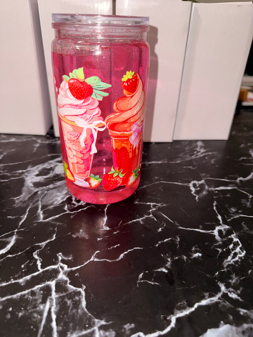 🍨🍓 Strawberry shake tumbler