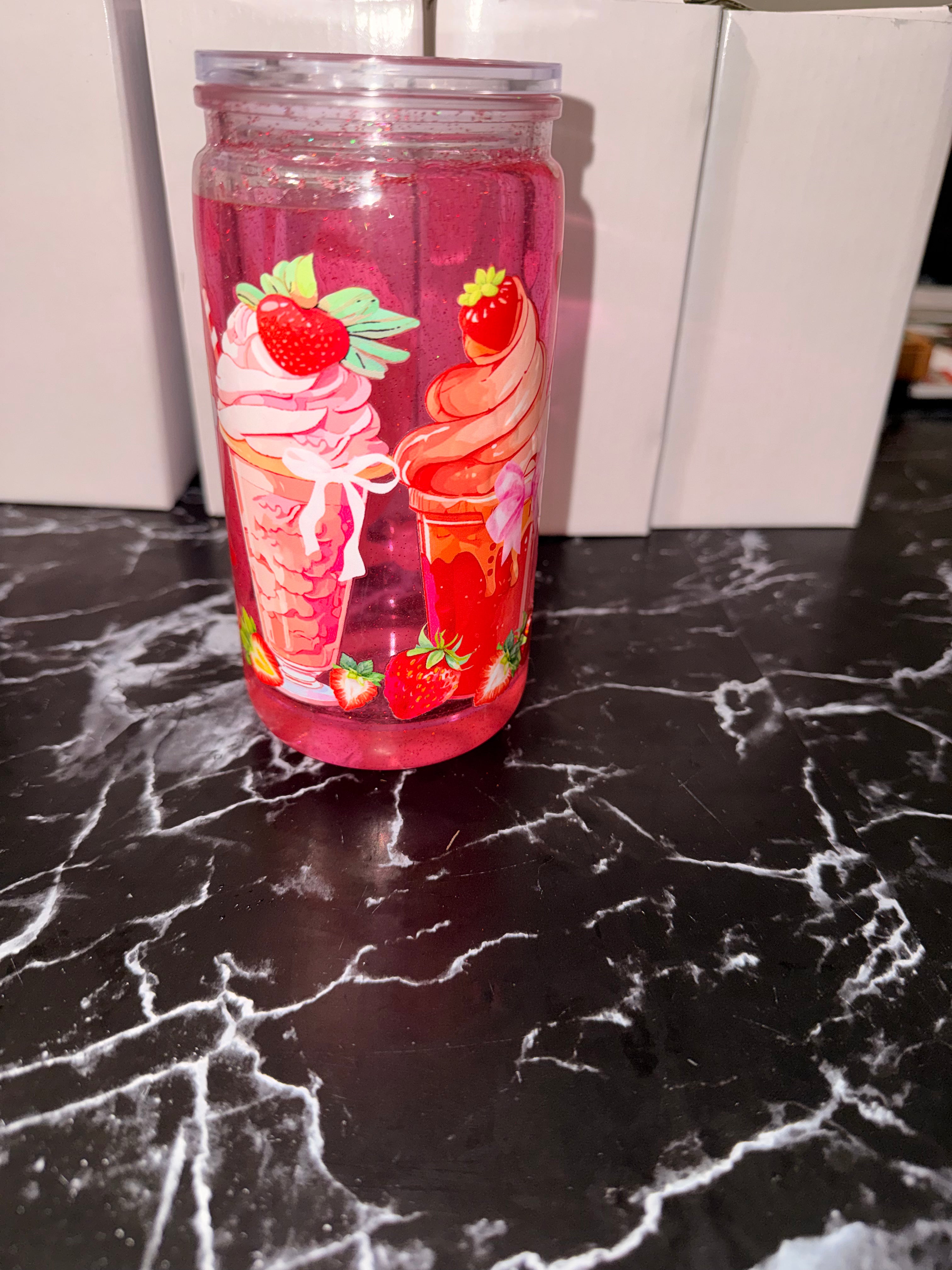 🍨🍓 Strawberry shake tumbler