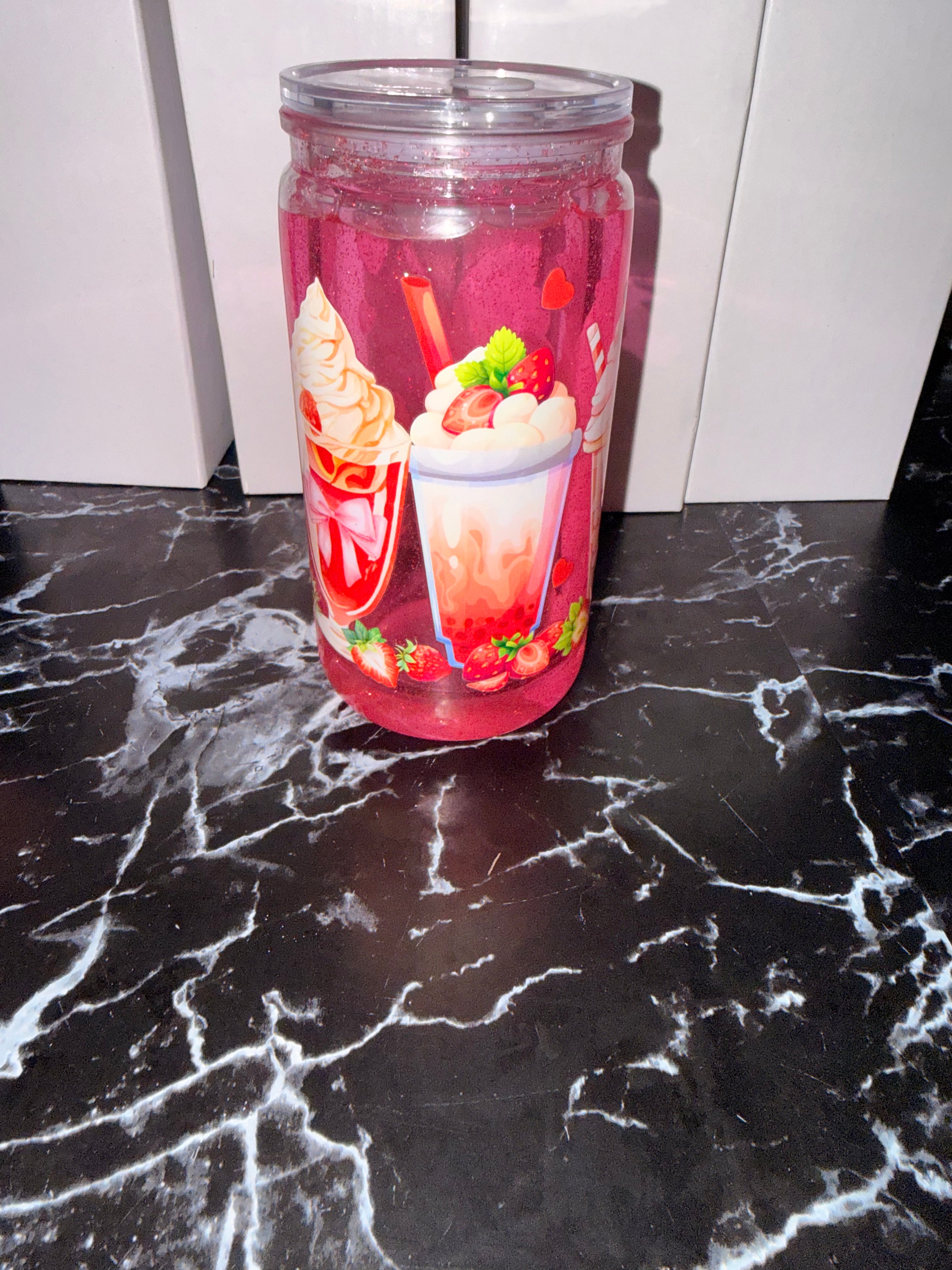🍨🍓 Strawberry shake tumbler