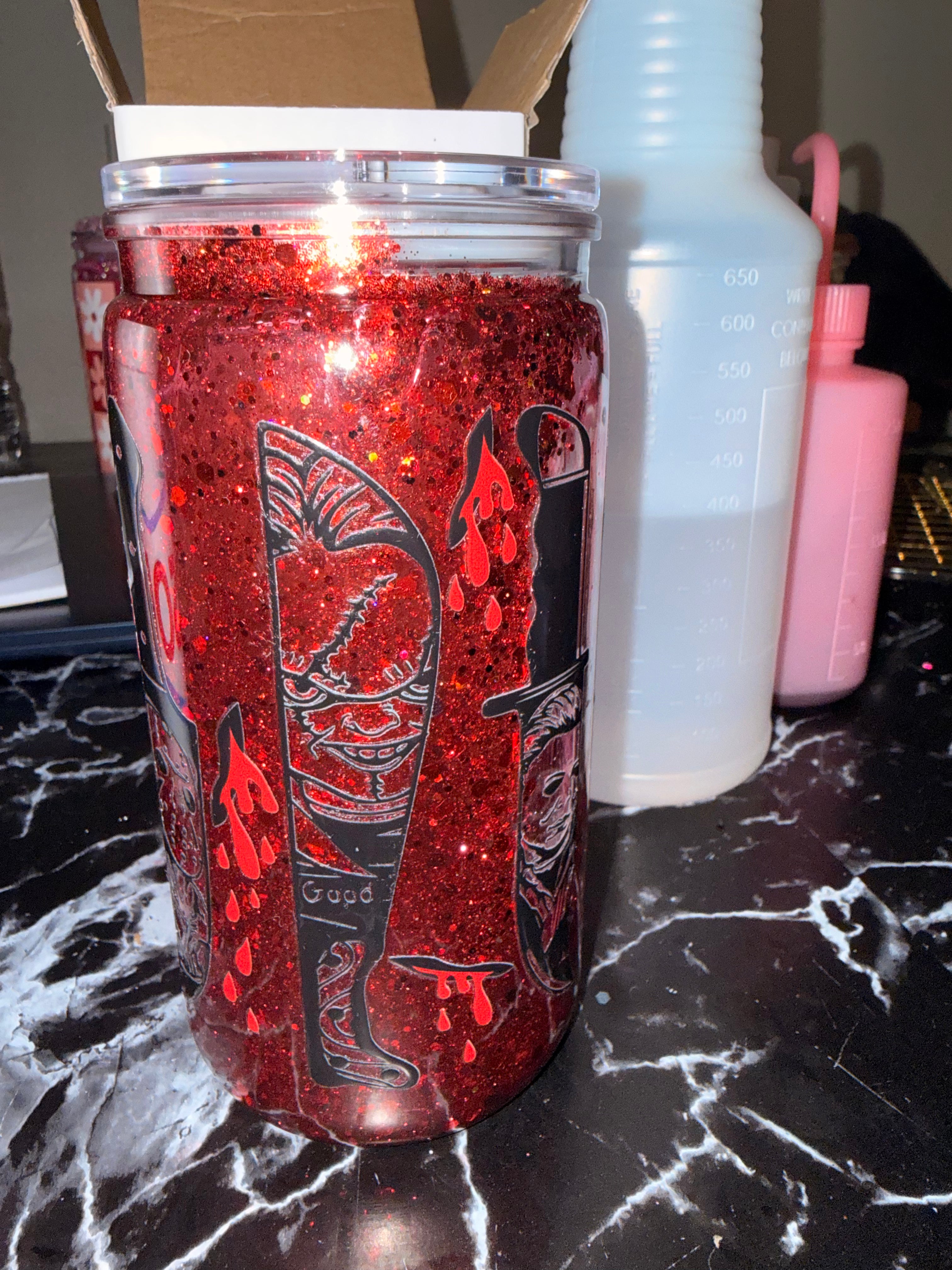 🔥 Red Horror Lava Cup