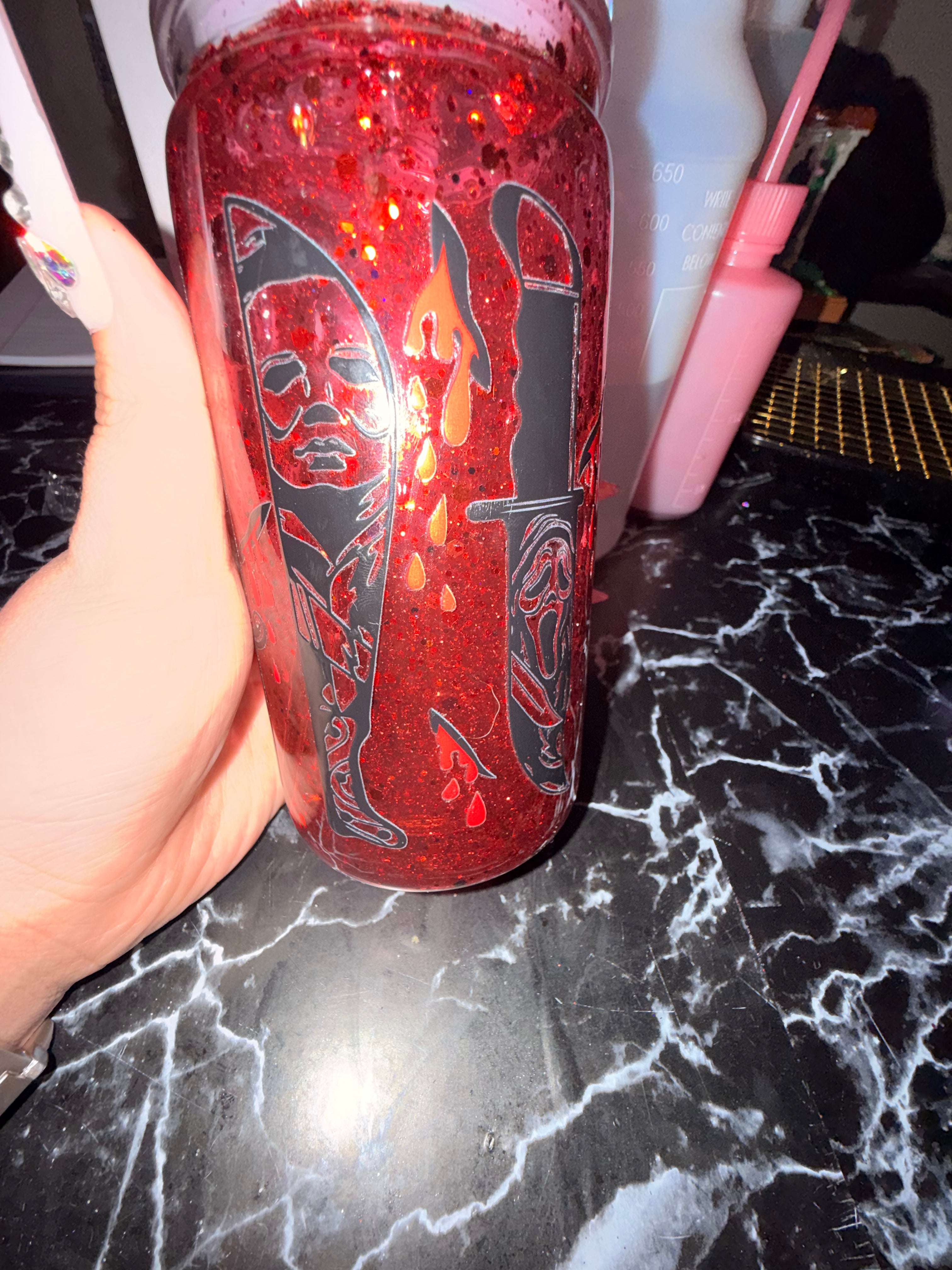 🔥 Red Horror Lava Cup