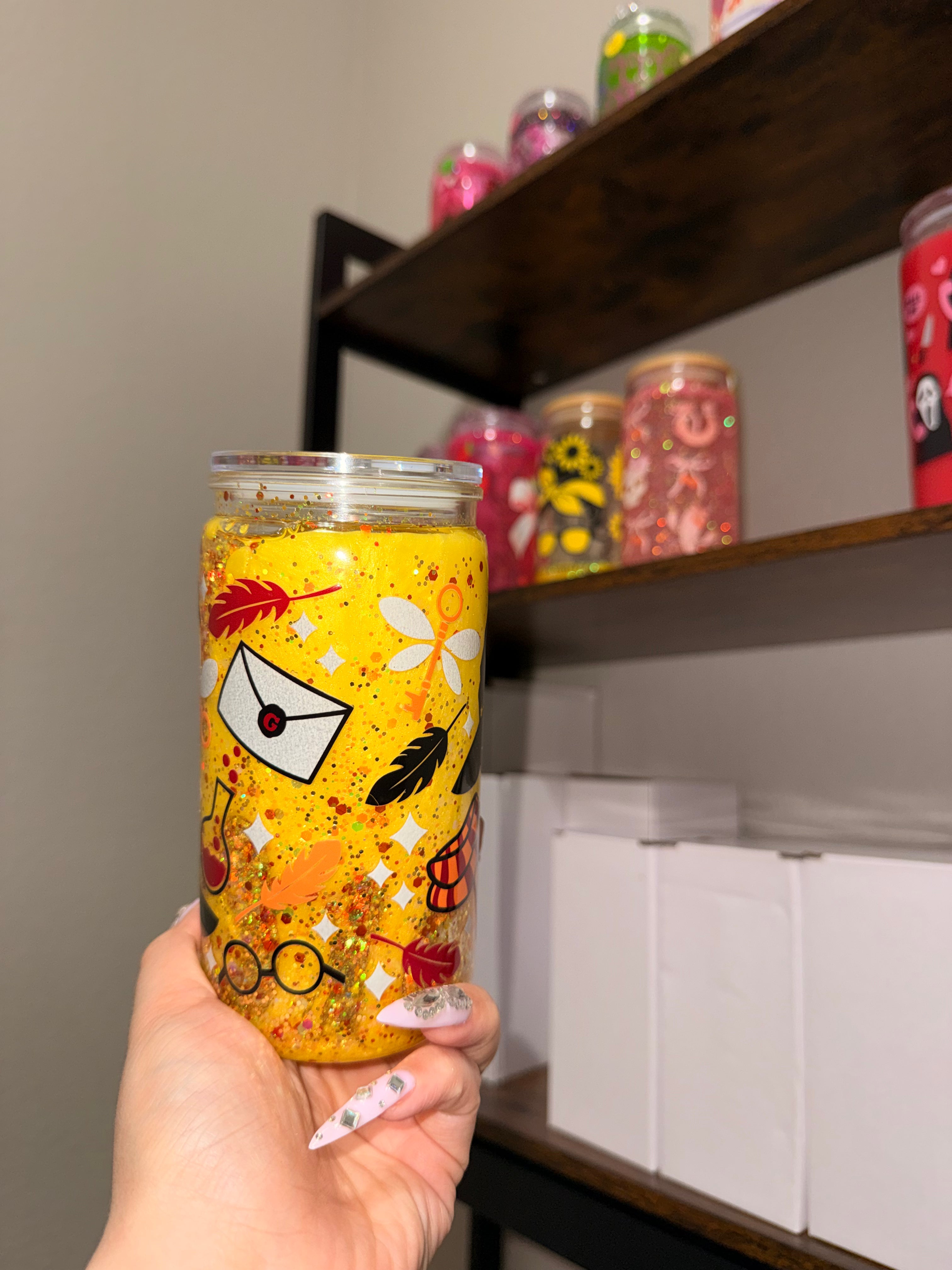 ⚡ Magical Yellow Lava Tumbler ⚡