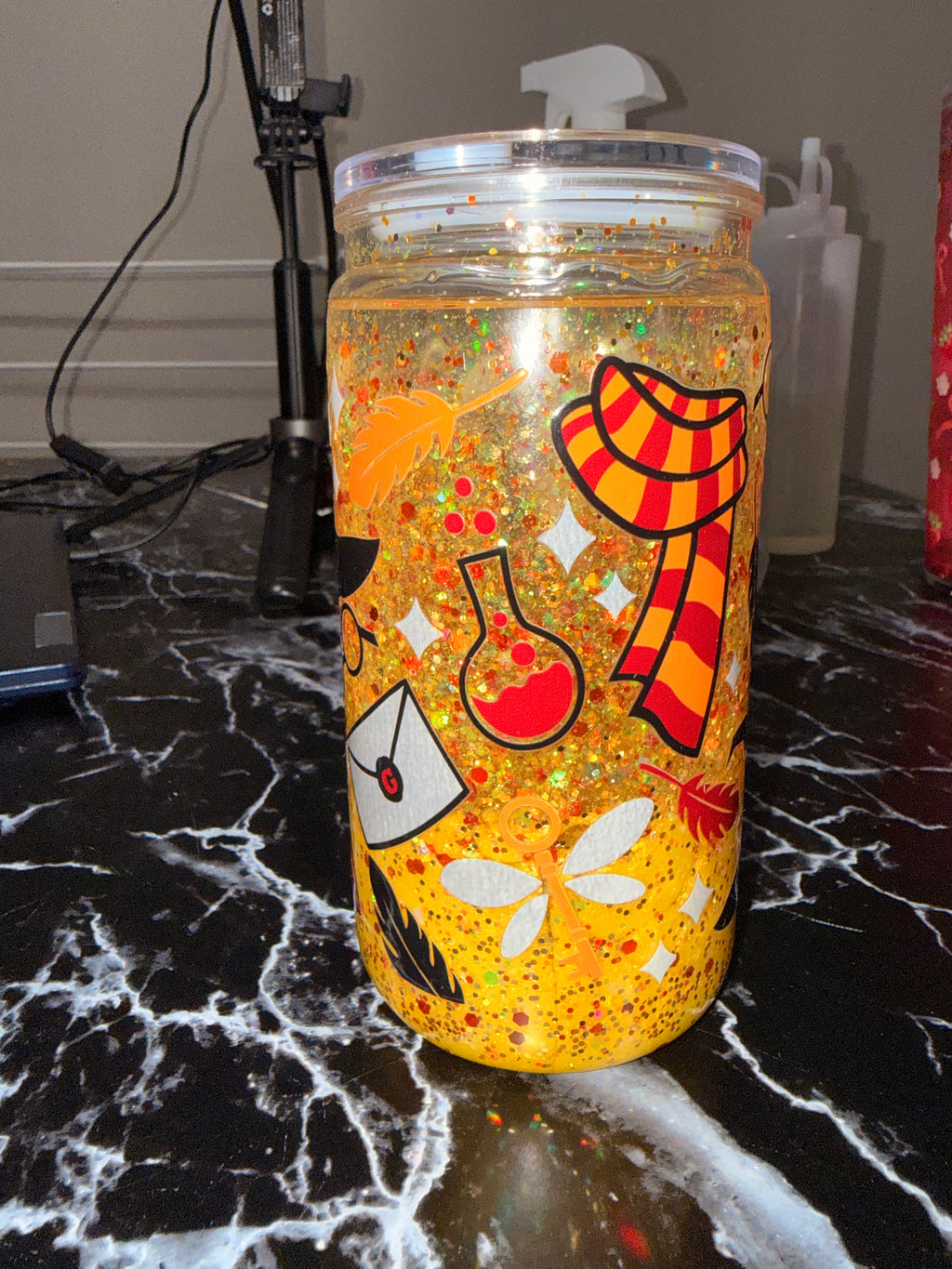 ⚡ Magical Yellow Lava Tumbler ⚡