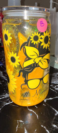 🌻 #MomLife Sunflower Glitter Tumbler 🌻