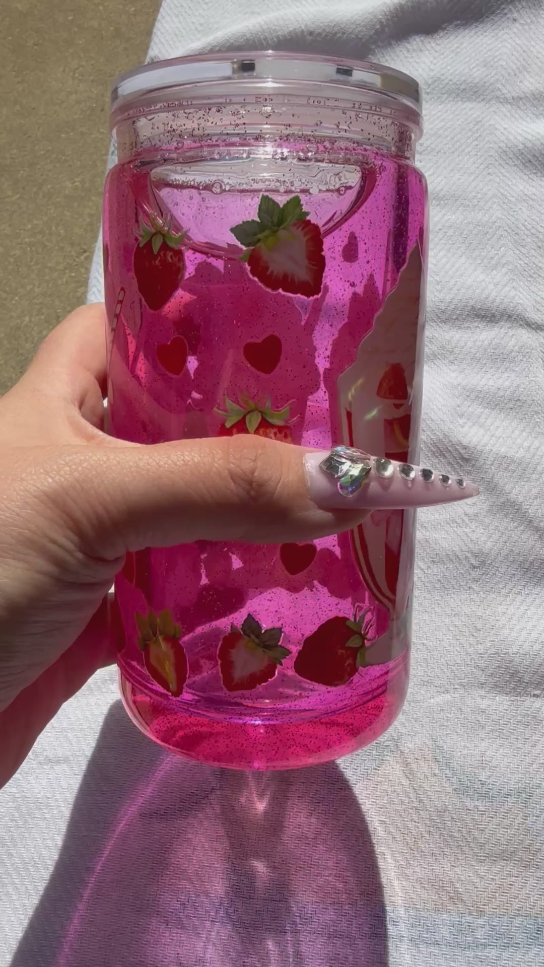 🍨🍓 Strawberry shake tumbler